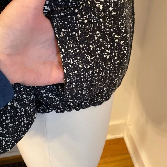 Women's Express Design Studio Peplum Sleeve Jacket - Picture 6 of 8